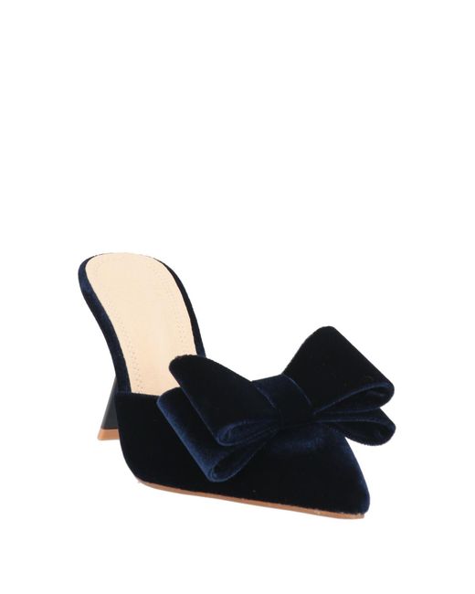 Twenty Four Haitch Black Mules & Clogs