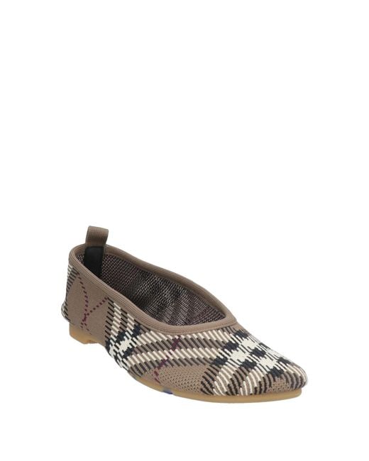 Burberry Brown Ballet Flats