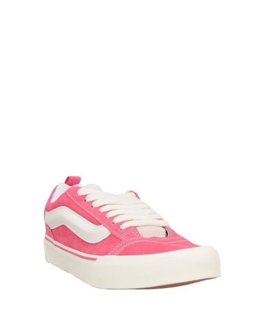 Vans Pink Sneakers Leather for men