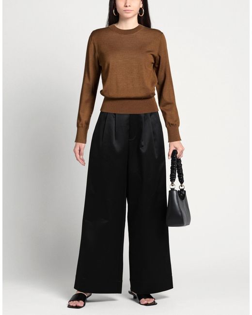 AMI Brown Sweater Virgin Wool, Silk