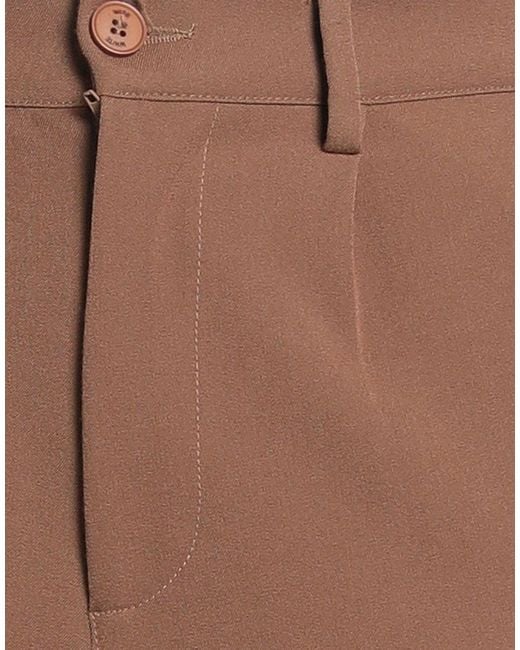 White Wise Brown Pants