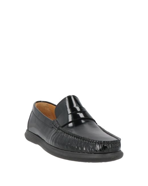 Testoni Black Loafer for men