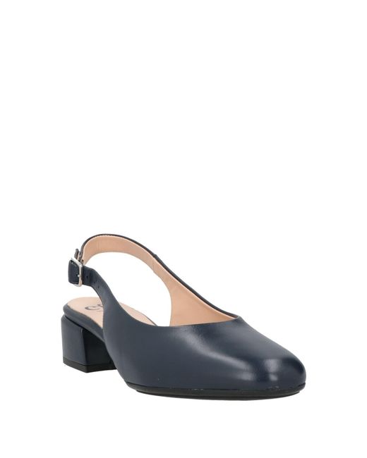CFT VENICE Blue Midnight Pumps Leather