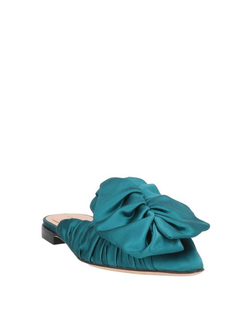 Alberta Ferretti Blue Mules & Clogs