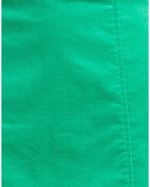 Marella Green Mini Skirt Cotton, Elastane