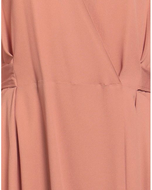 Dondup Pink Blush Mini Dress Acetate, Silk