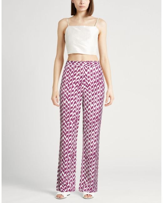 Jucca Red Pants Viscose