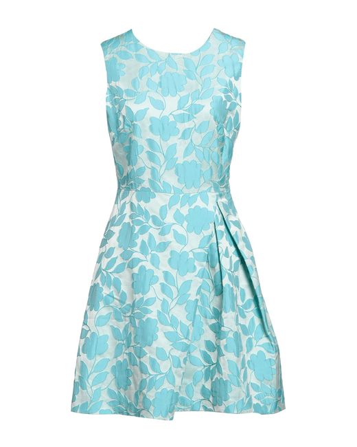 Pinko Blue Sky Mini Dress Polyester, Acrylic