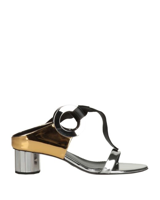 Proenza Schouler Metallic Sandals