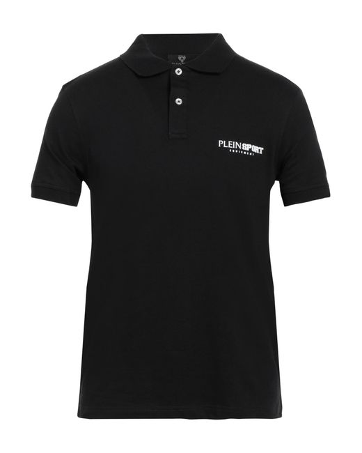 Philipp Plein Black Polo Shirt for men