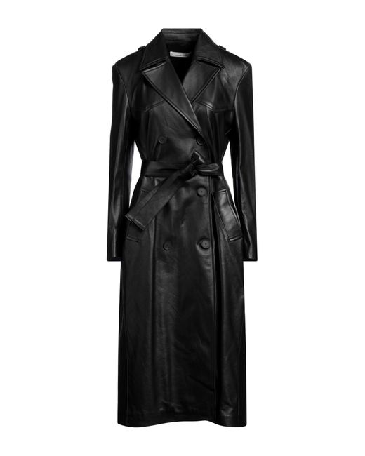 Liviana Conti Black Overcoat & Trench Coat