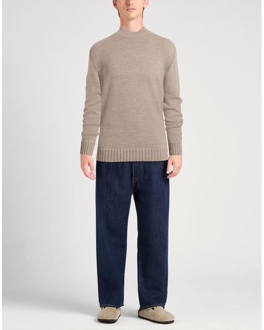 Alpha Studio Gray Turtleneck for men