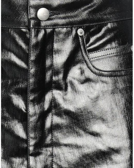 Rick Owens Black Denim Skirt