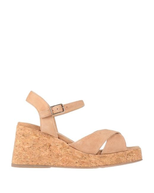 Castaner Natural Sand Mules & Clogs Leather
