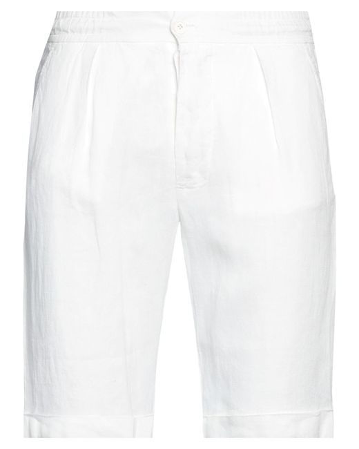 Alpha Studio White Shorts & Bermuda Shorts for men