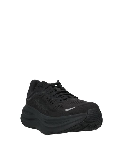 Hoka One One Black M Bondi 9 Sneakers Textile Fibers