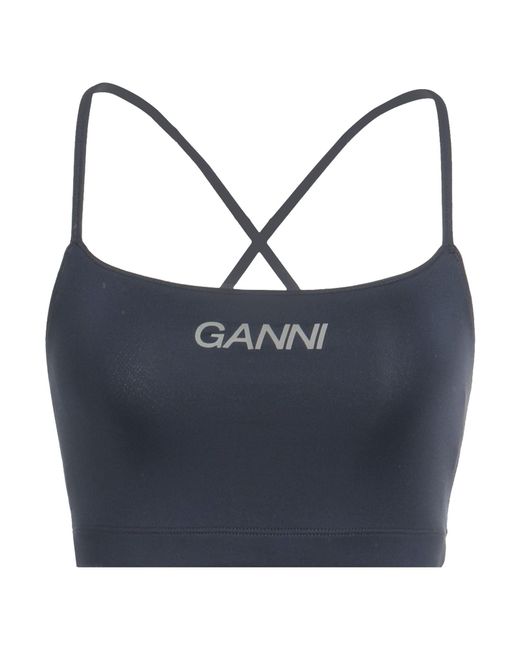 Ganni Blue Top