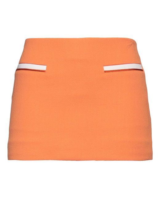ROWEN ROSE Orange Mini Skirt