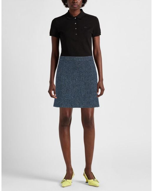 Paul & Joe Blue Mini Skirt Virgin Wool