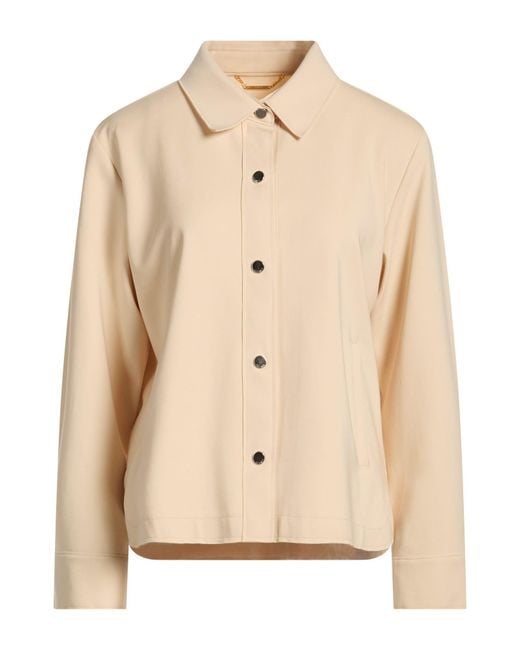 SEVENTY VENEZIA Natural Shirt Polyamide, Cotton, Elastane