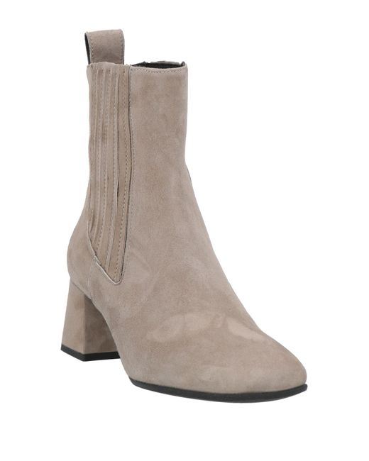 Bruglia Gray Ankle Boots