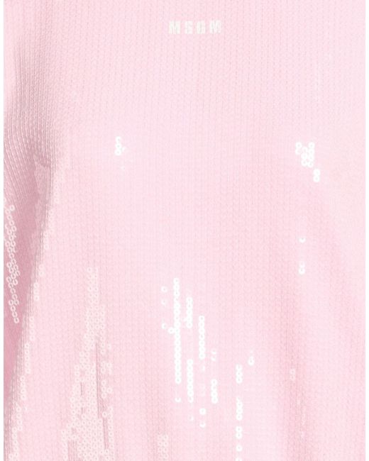 MSGM Pink Light Sweatshirt Cotton, Polyester