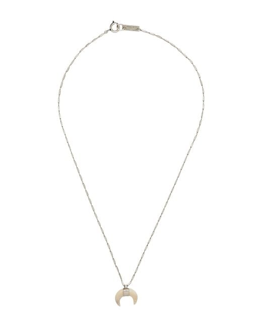Isabel Marant White Ivory Necklace Metal for men