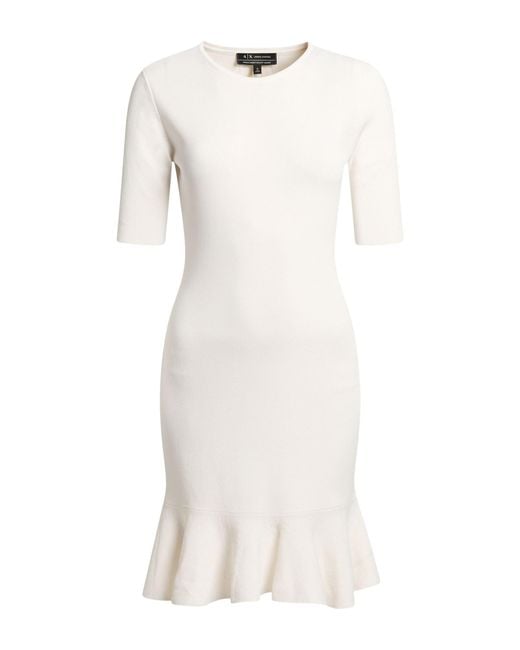 ARMANI EXCHANGE White Mini Dress