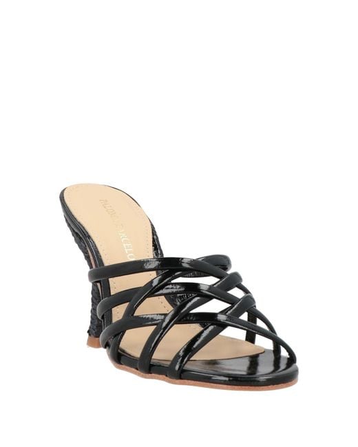 Paloma Barceló Black Sandals
