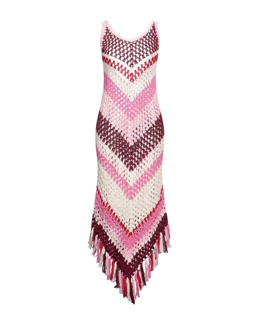 Vestido midi Dodo Bar Or de color Pink