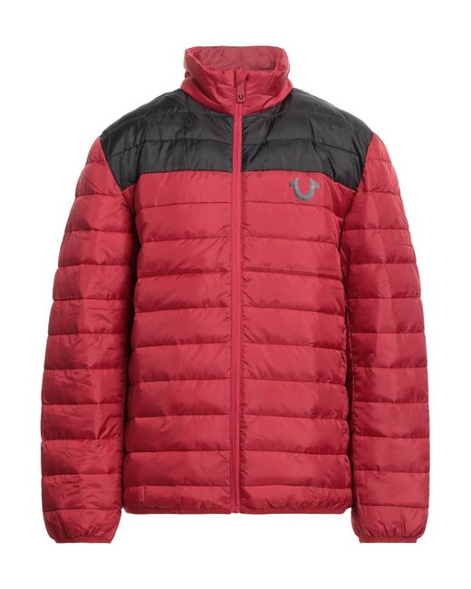 True Religion Red Puffer for men