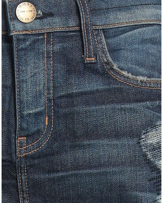 Current/Elliott Blue Denim Skirt Cotton, Elastomultiester, Elastane