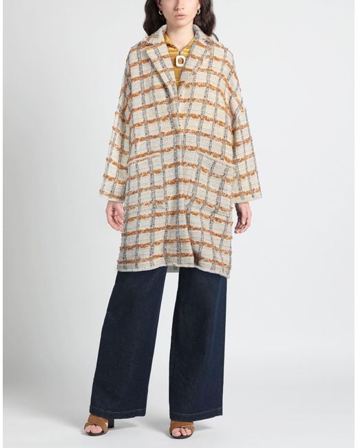 Shirtaporter Natural Coat Cotton, Viscose, Polyamide, Acrylic, Stipa Tenacissima