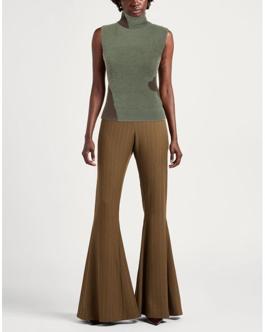 MM6 by Maison Martin Margiela Green Military Turtleneck Polyamide, Acrylic, Virgin Wool