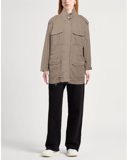 8pm Brown Military Jacket Cotton