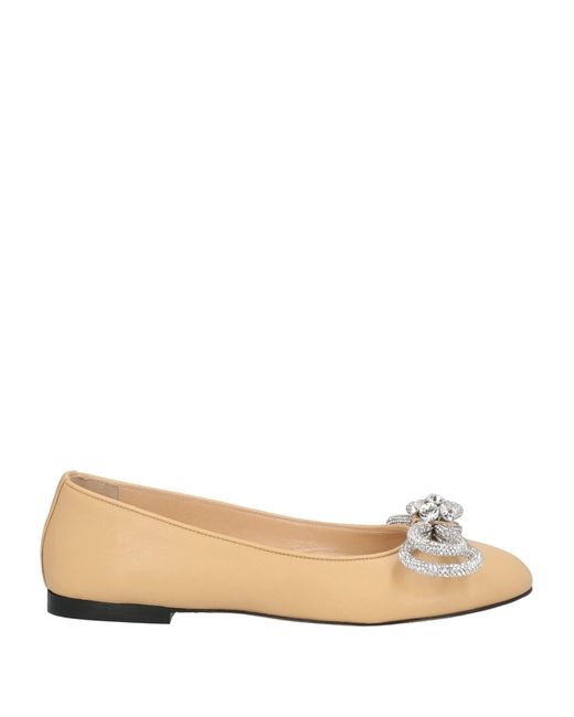 Mach & Mach Natural Ballet Flats