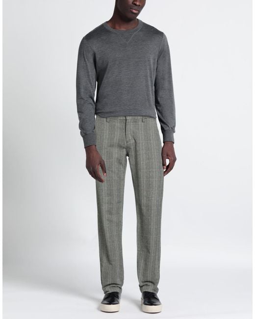 40weft Gray Pants Cotton for men