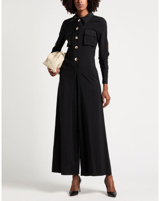 Jijil Black Jumpsuit Viscose, Polyester