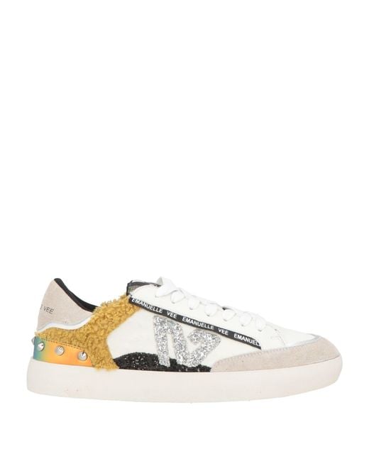 Emanuélle Vee Natural Sneakers Leather