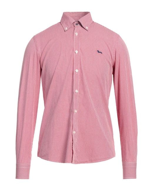 Harmont & Blaine Pink Shirt Cotton for men