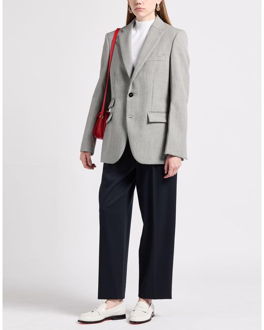 Jil Sander Gray Light Blazer Virgin Wool