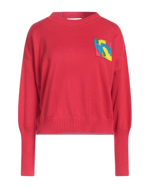 Moschino Red Pullover