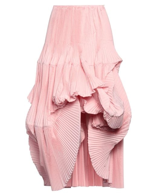 Del Core Pink Midi Skirt
