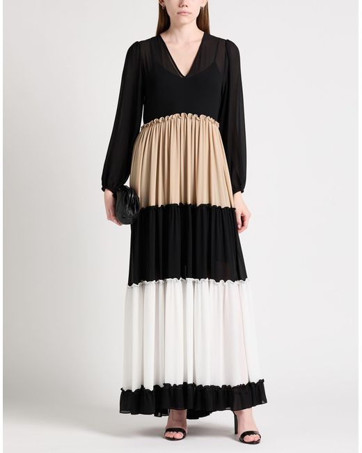 Twinset Black Maxi-Kleid