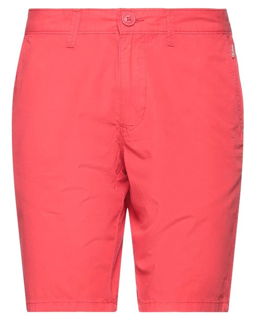 Napapijri Red Shorts & Bermuda Shorts for men