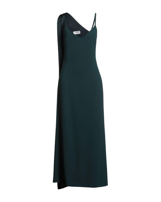 Iceberg Blue Maxi Dress Polyester, Viscose