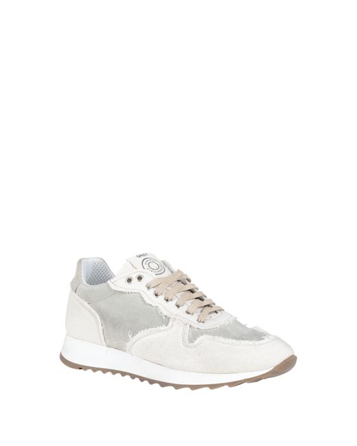 Grey Daniele Alessandrini White Sneakers for men