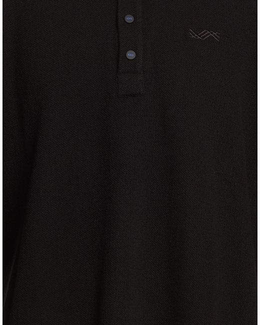 Kiton Black Knt Shirt Cotton, Polyamide for men