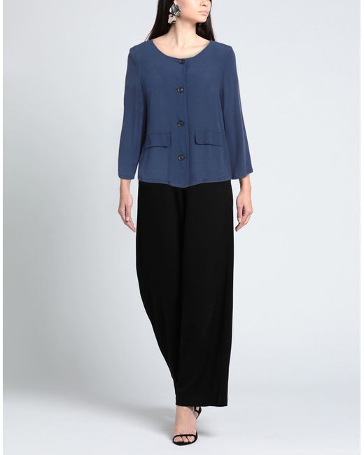 Camicettasnob Blue Jacket Viscose