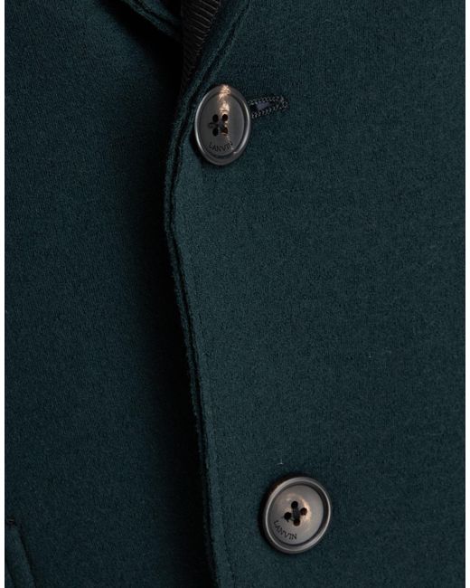 Lanvin Blue Dark Blazer Virgin Wool for men